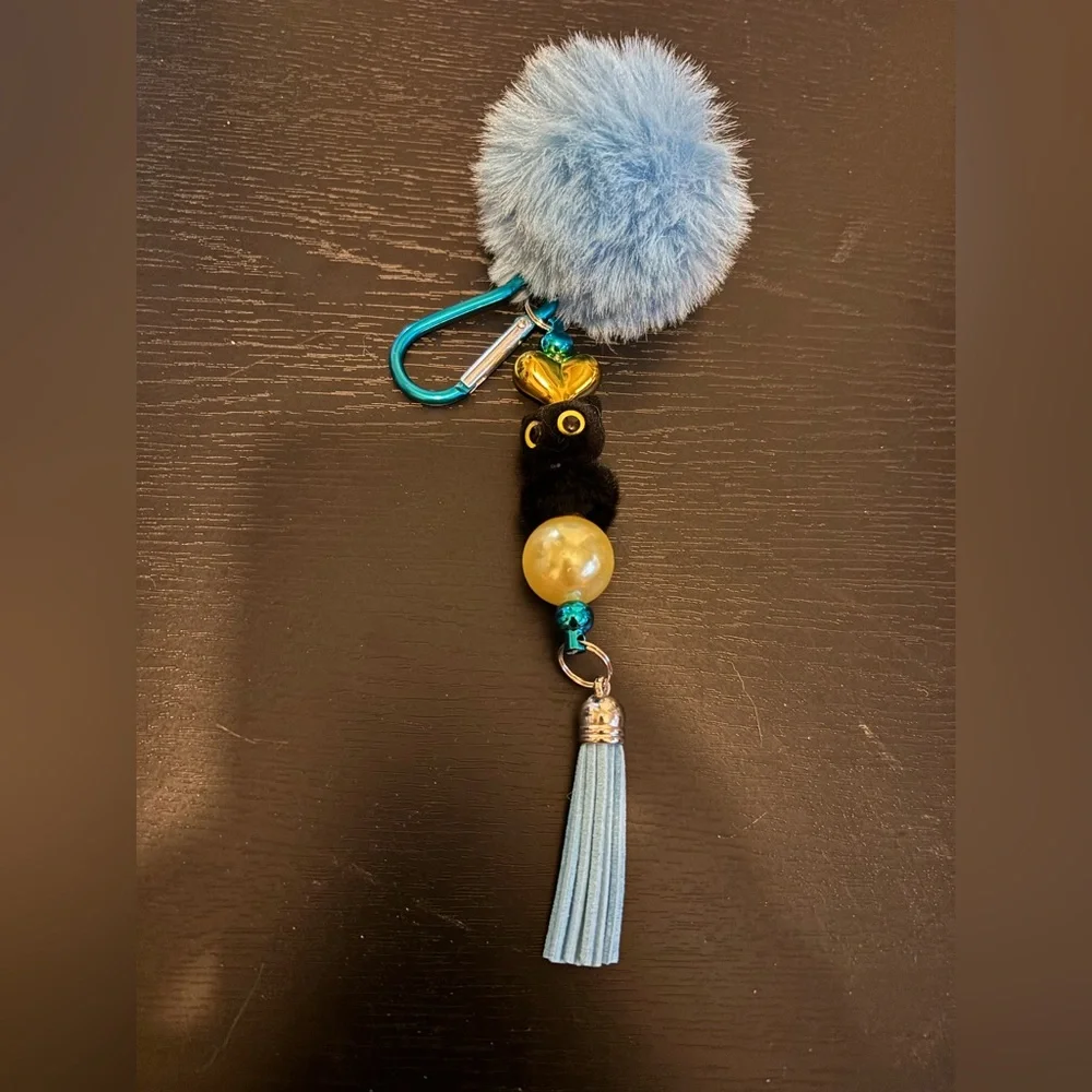 Bag charm keychain